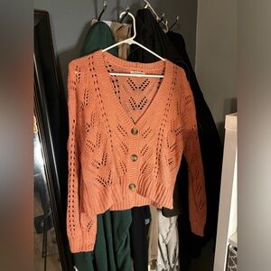 american eagle sweater v neck cardigan